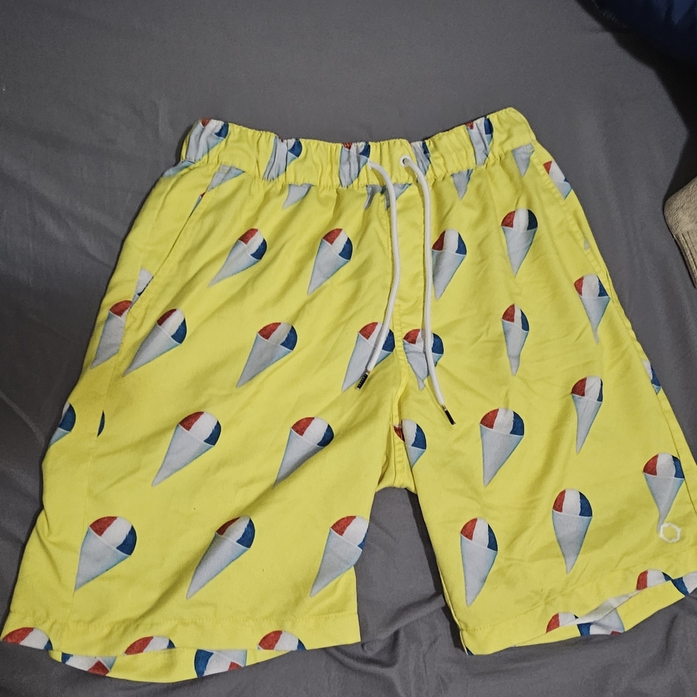 Empyre snow cone yellow swimshorts